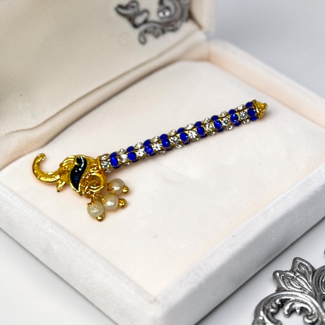 Exclusive Elephant Motifs Designer Bansuri for Laddu Gopal Ji (SPC-730) – Premium Handcrafted Stone Flute