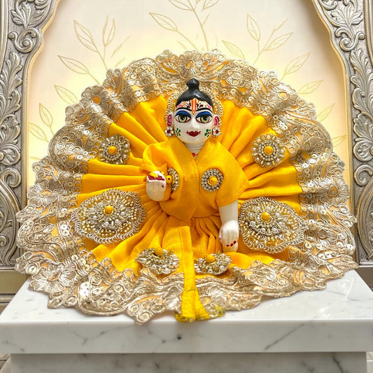 Exclusive Heavy Designer Sequin & Zari Work Laddu Gopal Ji Poshak SP-149