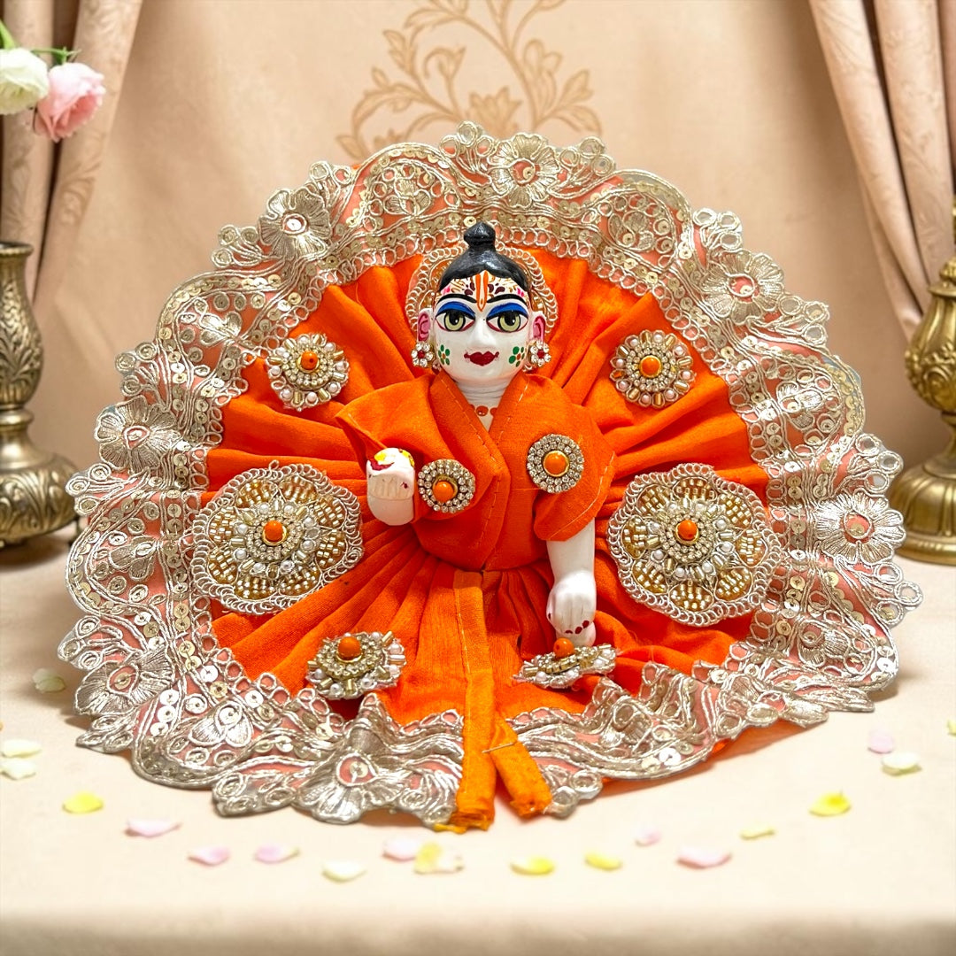 Exclusive Heavy Designer Sequin & Zari Work Laddu Gopal Ji Poshak SP-149
