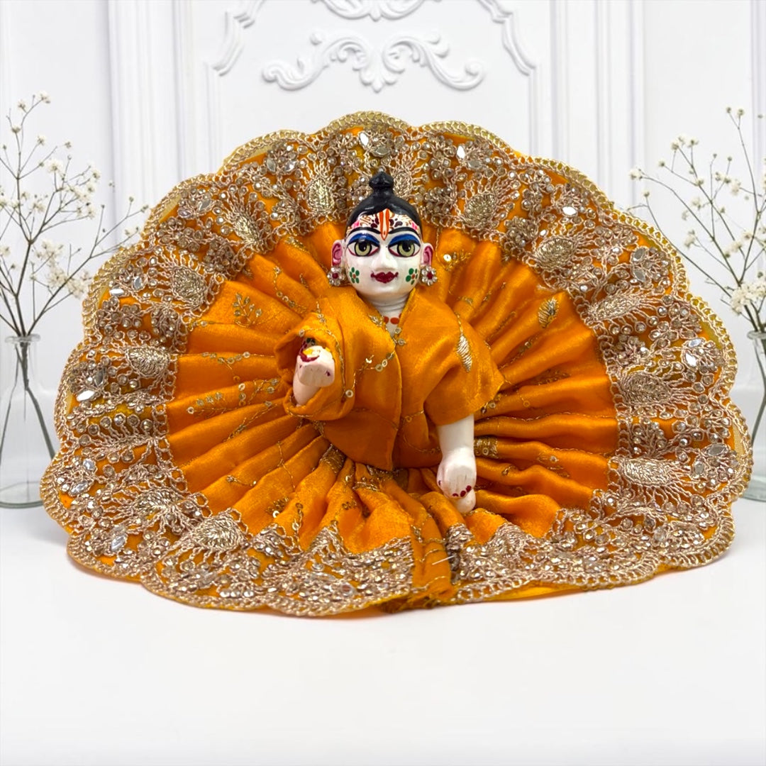 Laddu Gopal Ji dress SP-192 - back view | Shri Poshak, Mathura