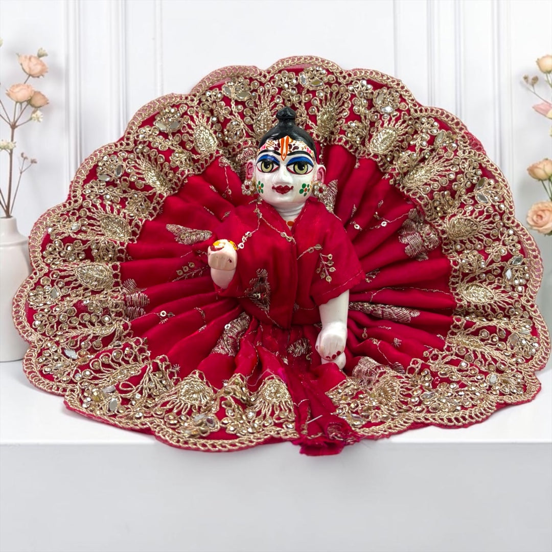 Laddu Gopal poshak SP-192 - side view | Shri Poshak, Mathura