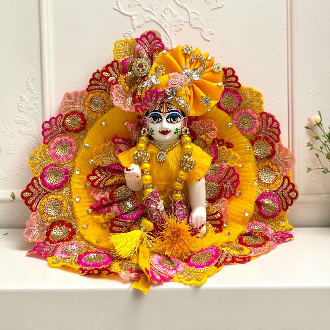 Kanha Ji dress SP-151 - close-up detail | Shri Poshak, Mathura