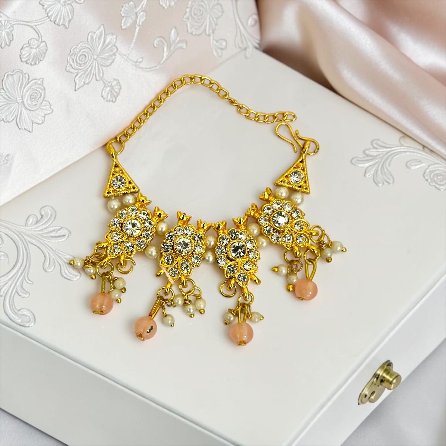 Thakur Ji haar necklace kundan haar - colour options | Shri Poshak, Mathura