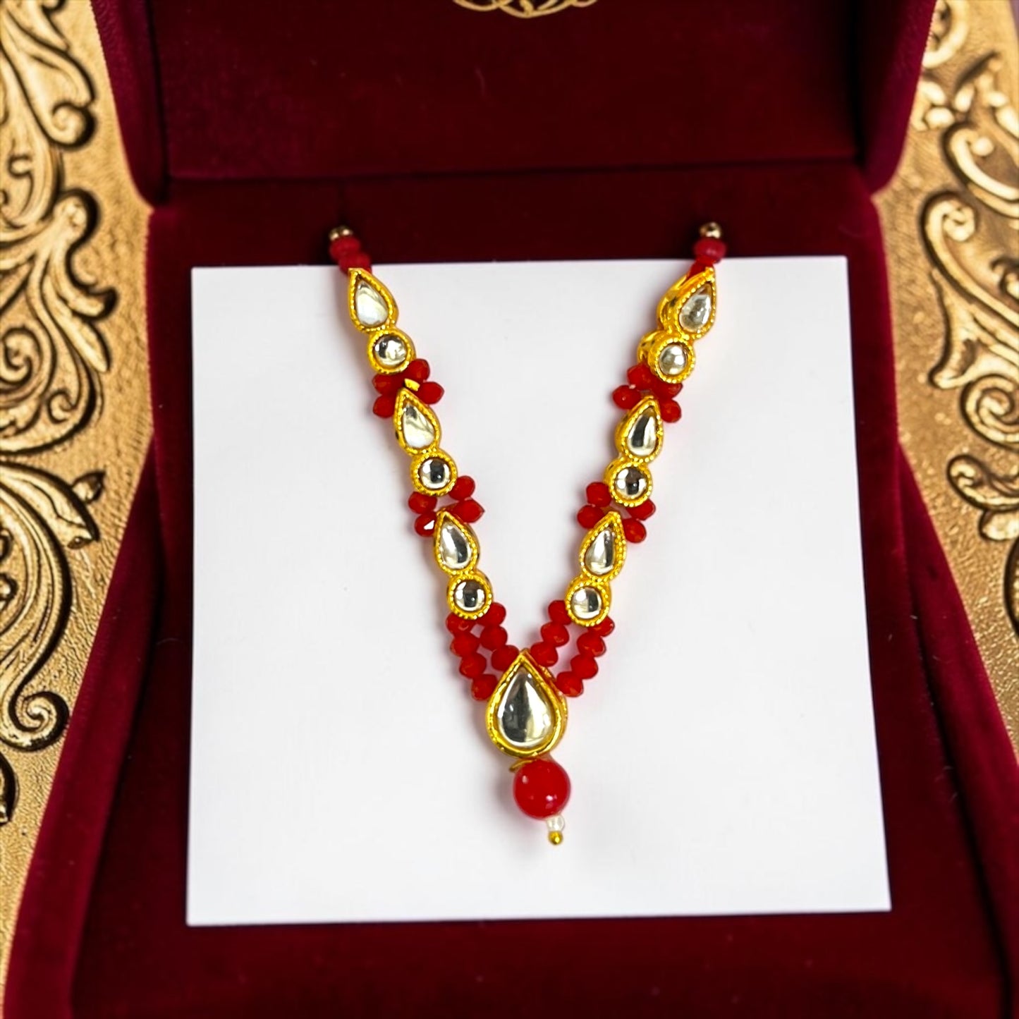 Kanha Ji necklace haar - close-up detail | Shri Poshak, Mathura