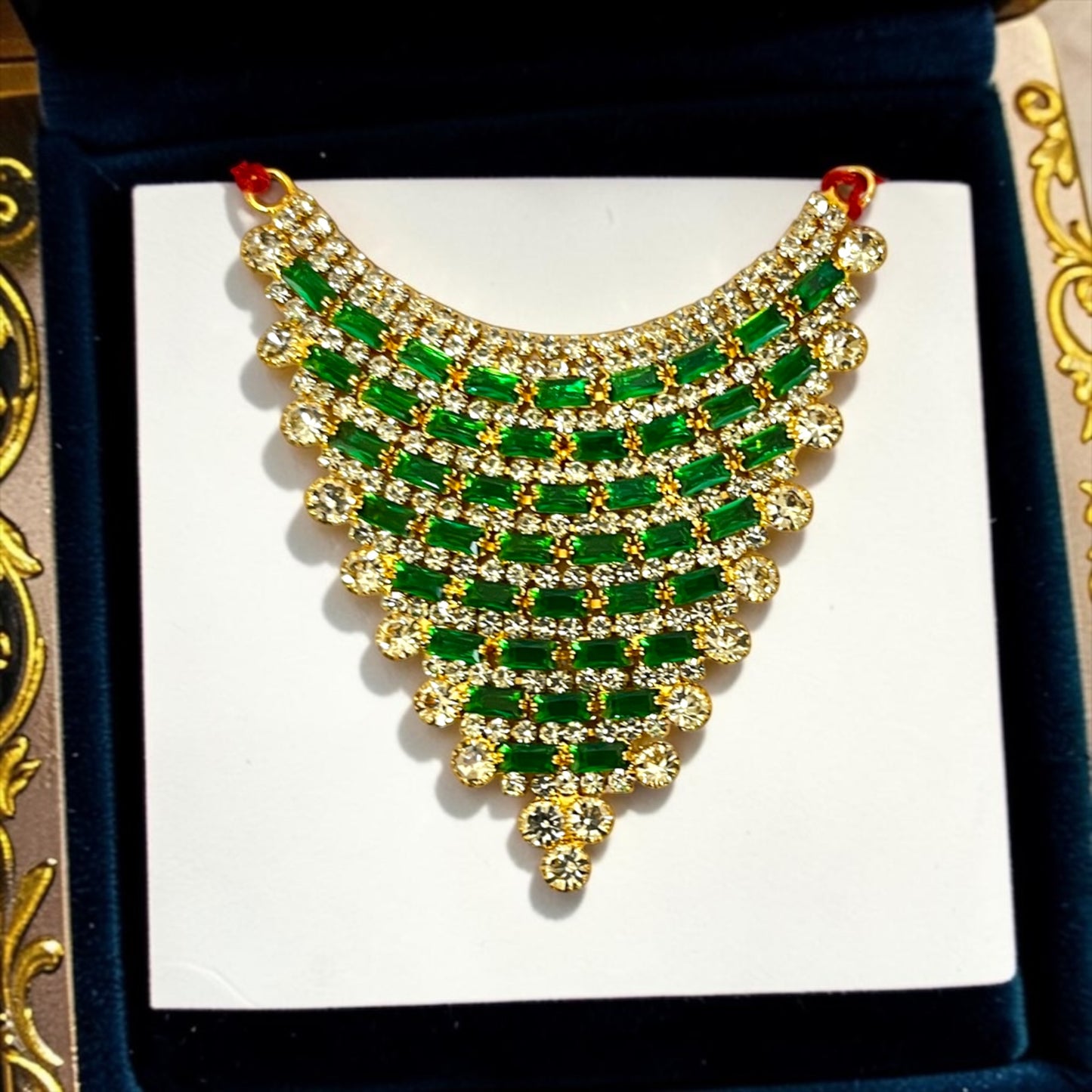 zerkin choker for Laddu Gopal Ji - back view