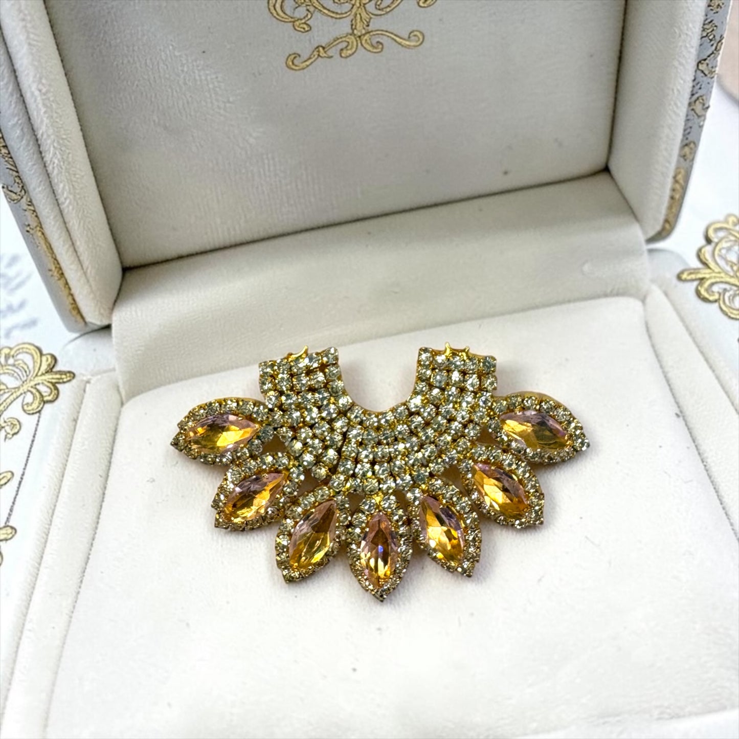 Premium Designer Zerkin Stone Necklace (Haar) SPC-816 for Laddu Gopal Ji, Radha Krishna & All Deities