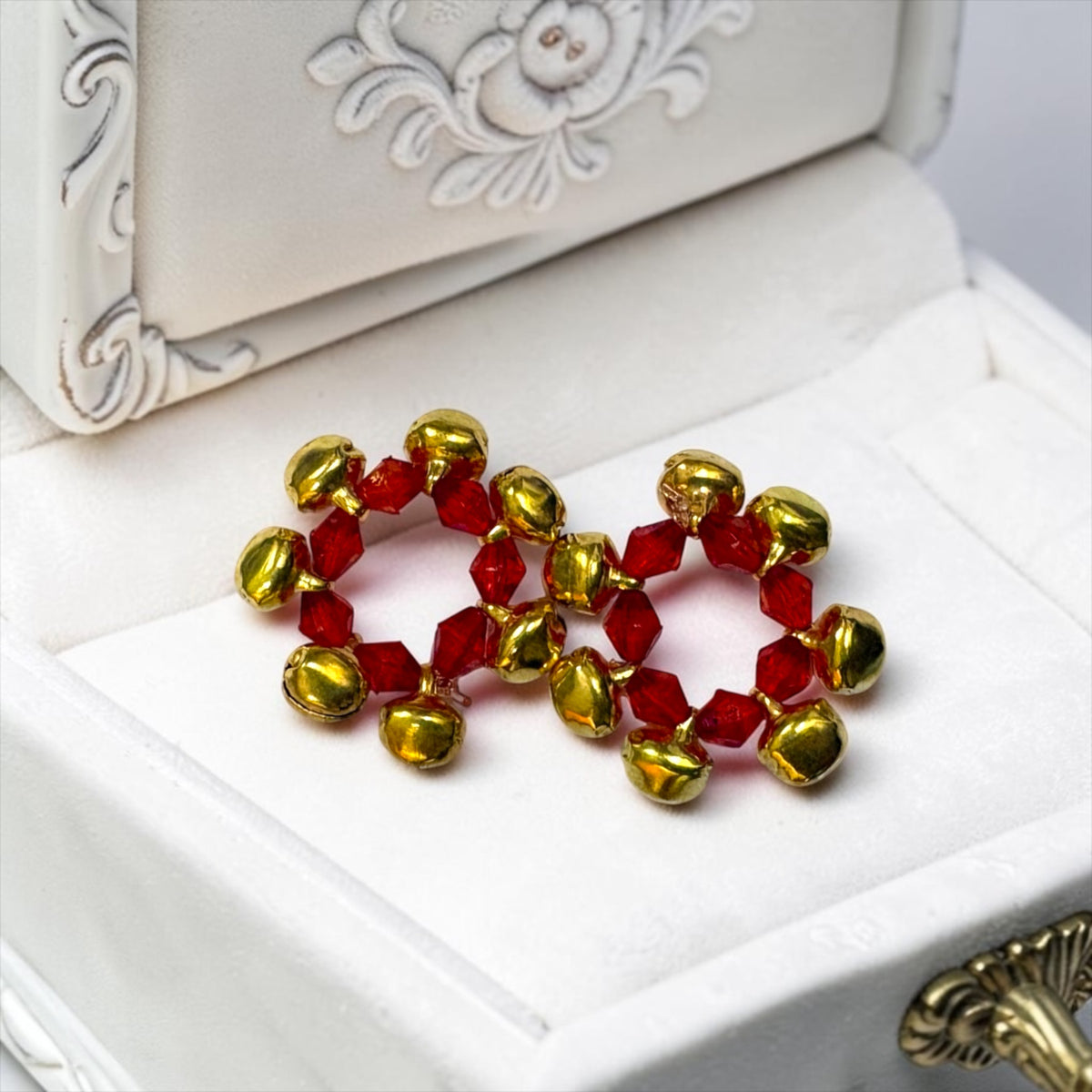 Divine Ghungroo & Crystal Kade for Laddu Gopal Ji (SPC-655) – Handcrafted Designer Bangles