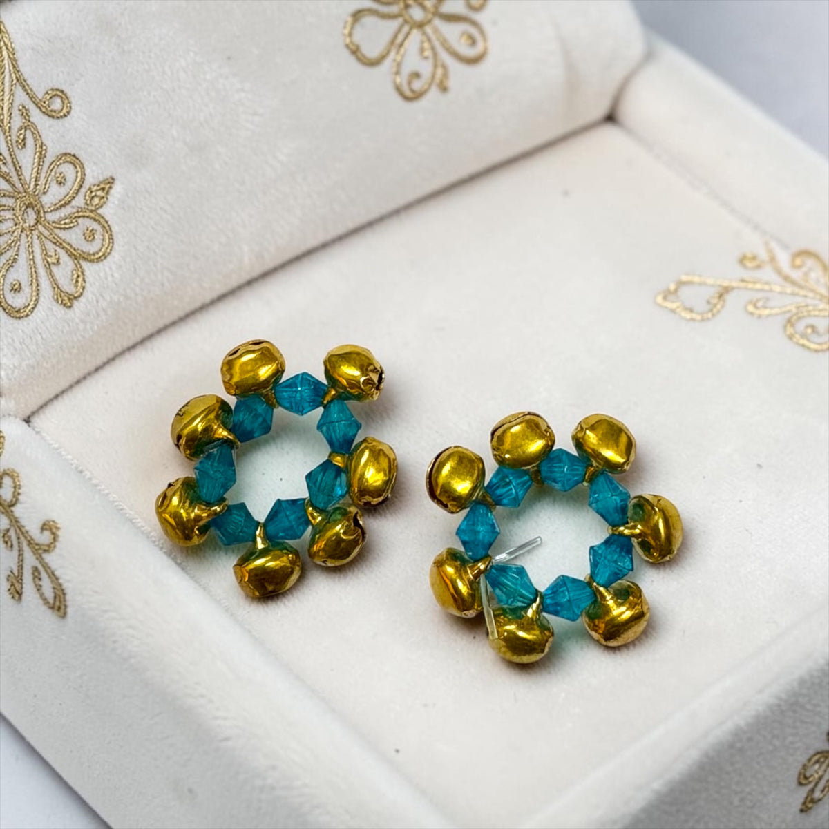 Divine Ghungroo & Crystal Kade for Laddu Gopal Ji (SPC-655) – Handcrafted Designer Bangles