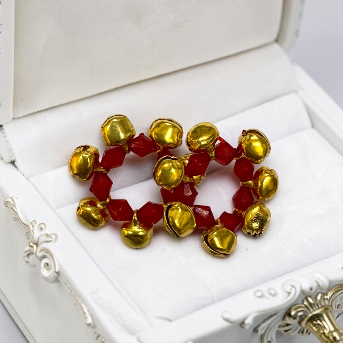 Divine Ghungroo & Crystal Kade for Laddu Gopal Ji (SPC-655) – Handcrafted Designer Bangles