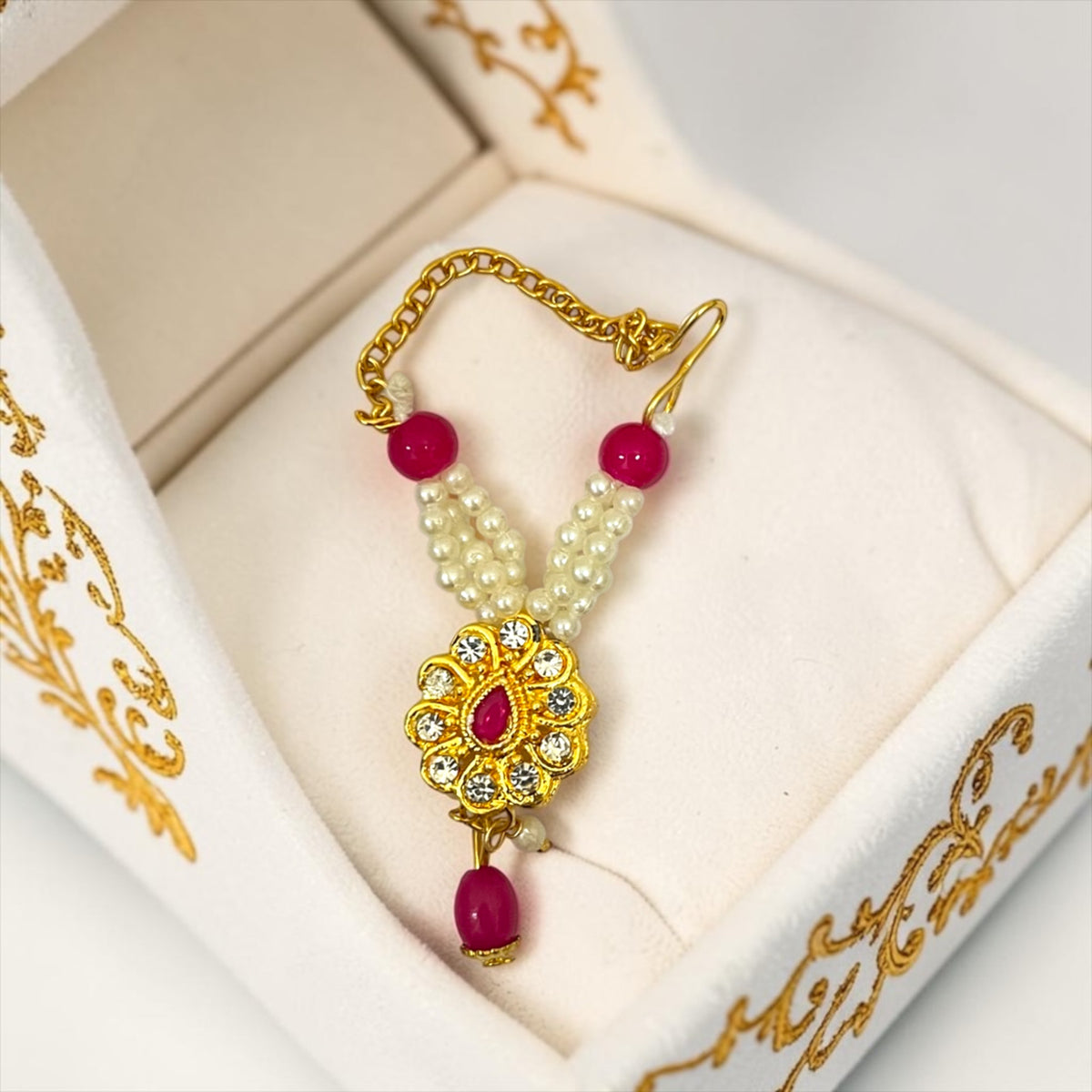 Royal Kundan Moti Mala for Laddu Gopal / Deity Idol (SPC-812)