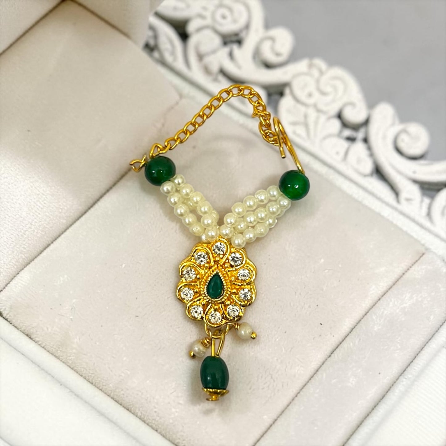 Royal Kundan Moti Mala for Laddu Gopal / Deity Idol (SPC-812)