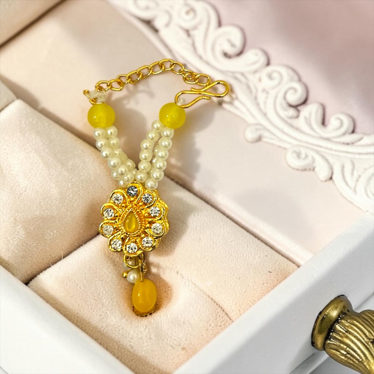 Royal Kundan Moti Mala for Laddu Gopal / Deity Idol (SPC-812)
