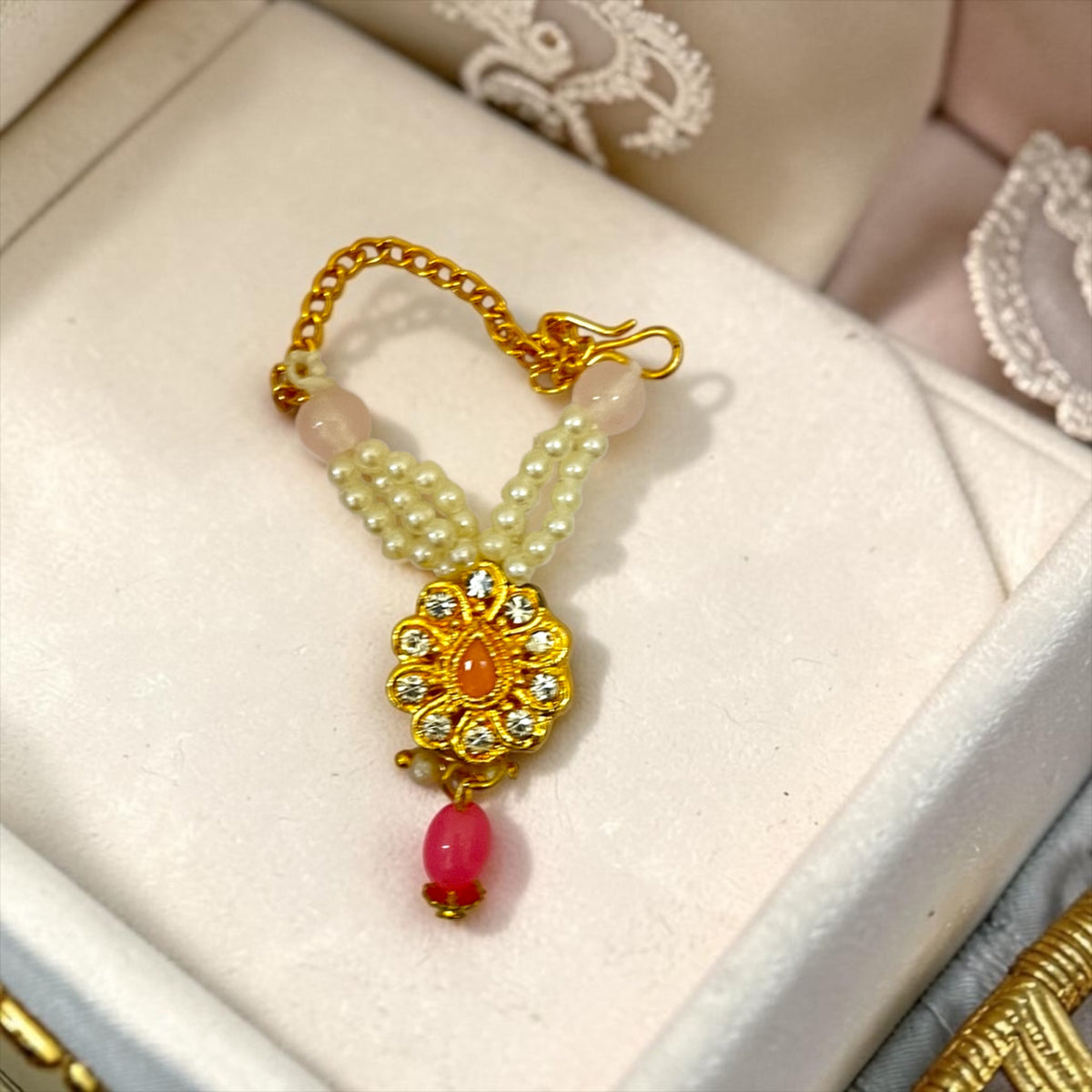Royal Kundan Moti Mala for Laddu Gopal / Deity Idol (SPC-812)