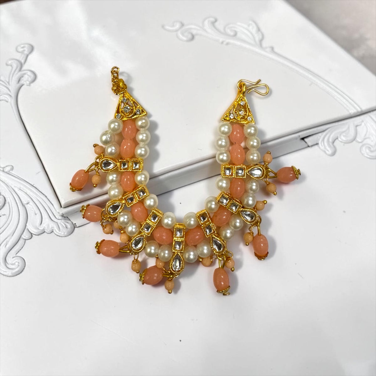 Royal Multi-Layer Kundan & Pearl Mala for Laddu Gopal / Deity Idols (SPC-755)
