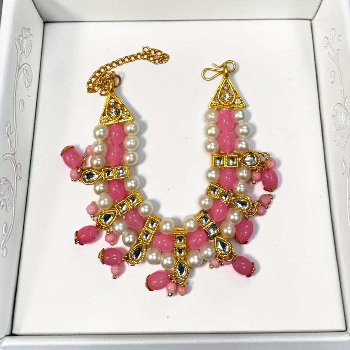 Royal Multi-Layer Kundan & Pearl Mala for Laddu Gopal / Deity Idols (SPC-755)