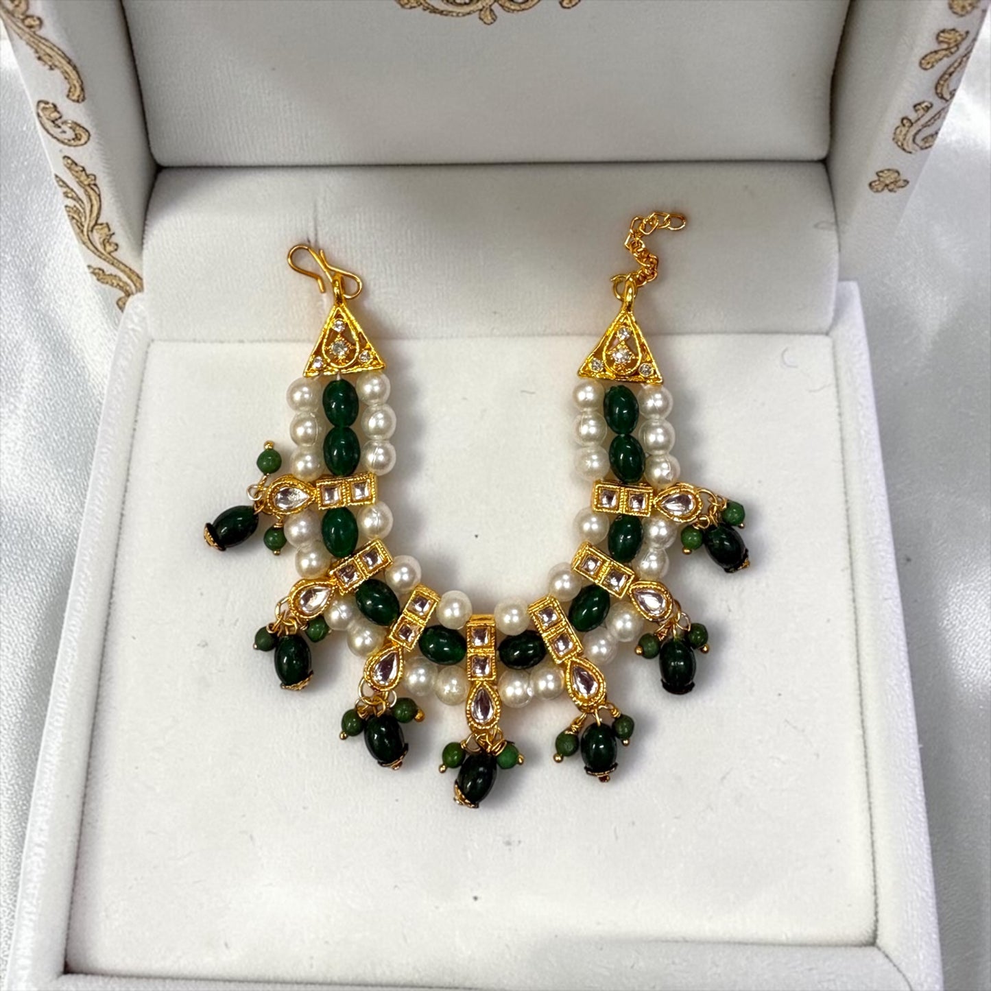 Royal Multi-Layer Kundan & Pearl Mala for Laddu Gopal / Deity Idols (SPC-755)