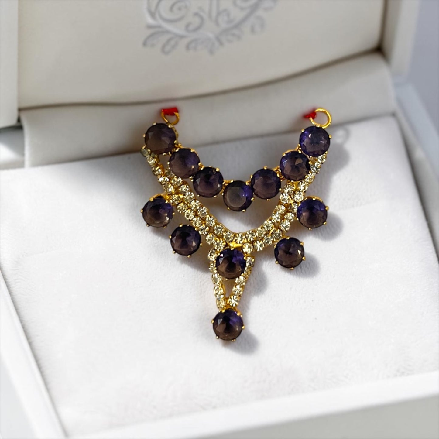 Royal Zerkin 2-Layer Designer Mala for Laddu Gopal & Deity Idols (SPC-814)