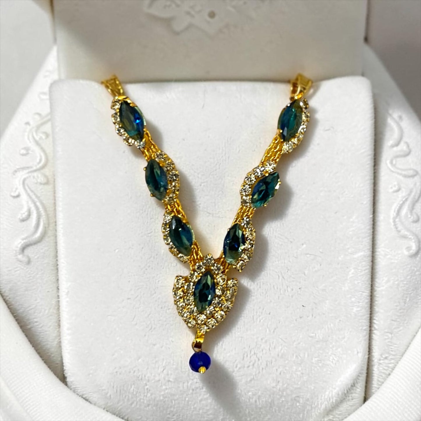 Royal Marquise-Cut Zerkin Maala for Deities – Model SPC-819