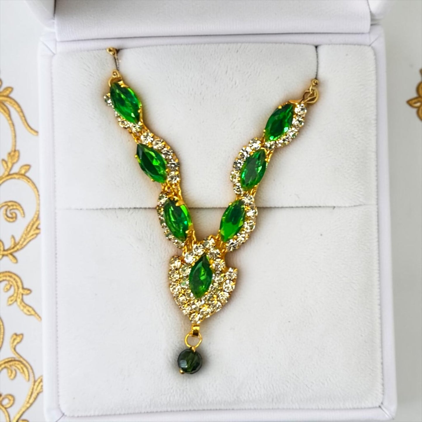 Royal Marquise-Cut Zerkin Maala for Deities – Model SPC-819