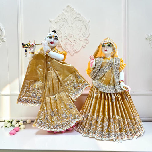 ✨ Premium Heavy Designer Radha Krishna Poshak Set (SP-158)