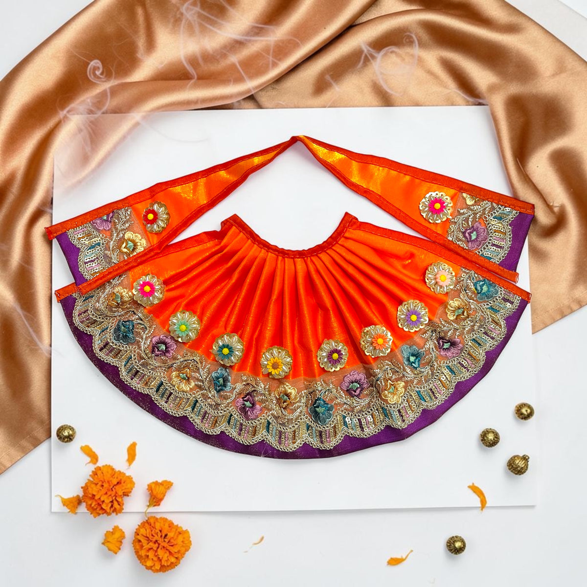 Navratri Special Premium Mata Rani Lehnga Patka Set (SP-J16) – Designer Heavy Embroidered Poshak