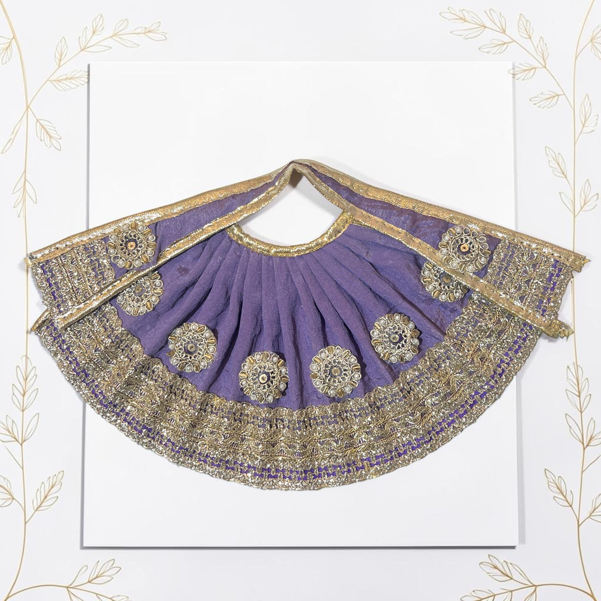 Premium Navratri Special Mata Rani Lehnga Patka Set (SP-J15)