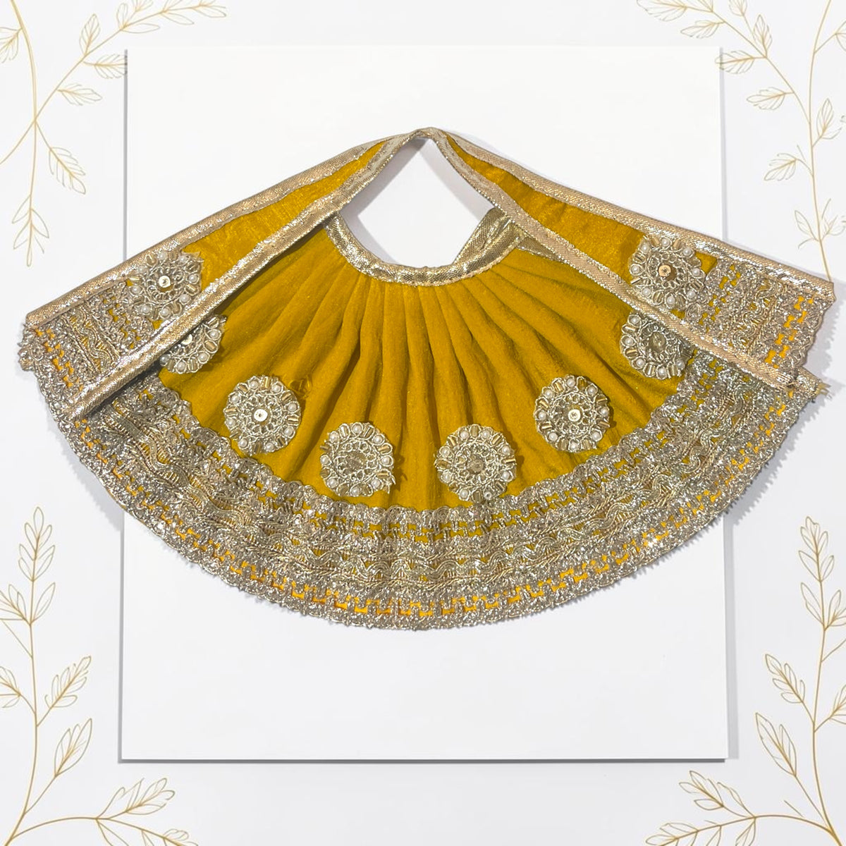Premium Navratri Special Mata Rani Lehnga Patka Set (SP-J15)