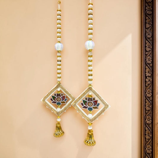 🪔 Shri Poshak Traditional Lotus Mandala Decorative Door Hanging Set (SP-DH35)