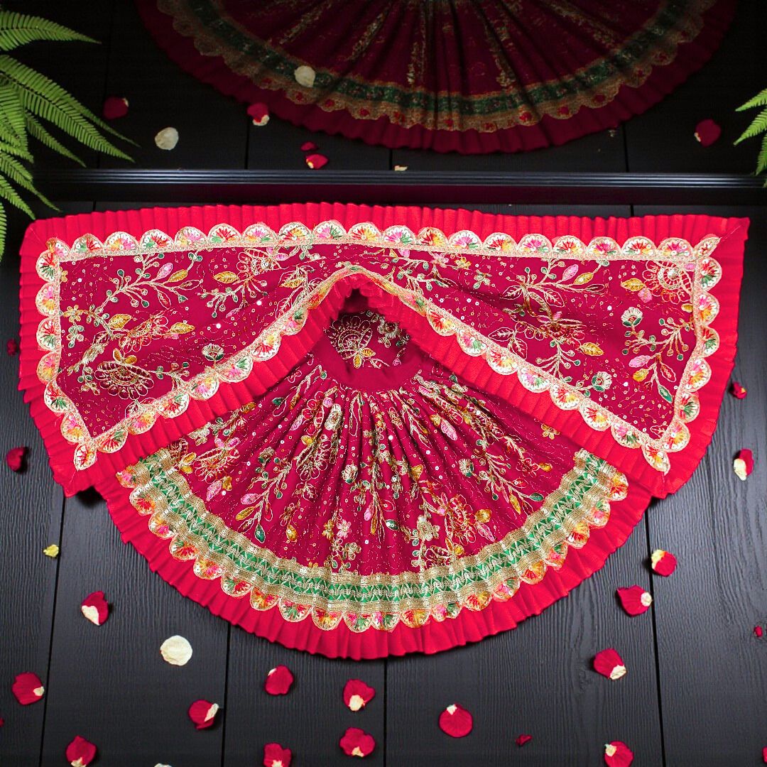 🌸Premium Floral Embroidery Durga Set SP-H59 🌸