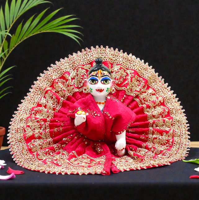 Premium Heavy Jari Laddu Gopal Ji Poshak  SP-H27