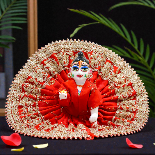 Premium Heavy Jari Laddu Gopal Ji Poshak  SP-H27