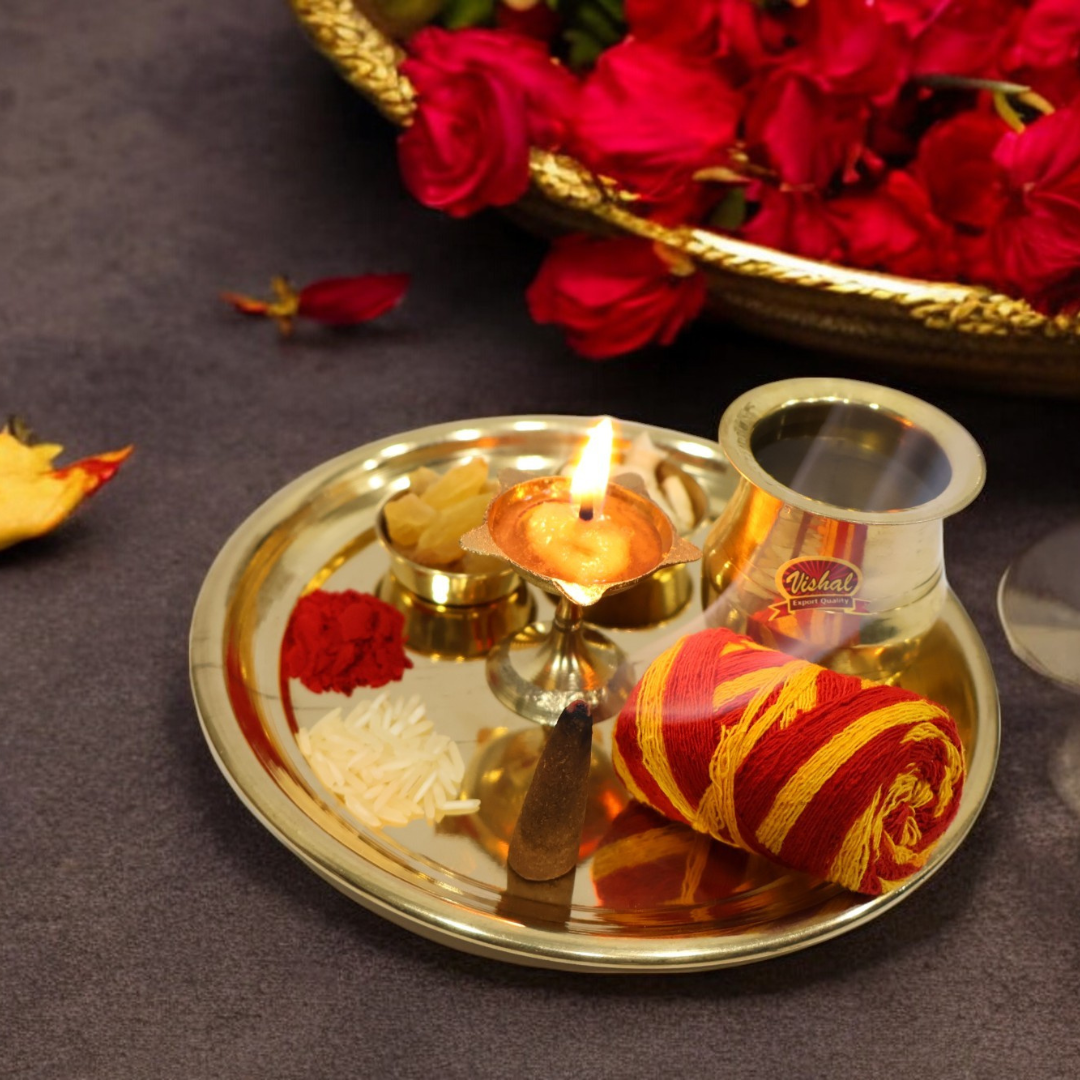 THALI FOR PUJA AND PRASAD FOR LADDU GOPAL JI SPB-105