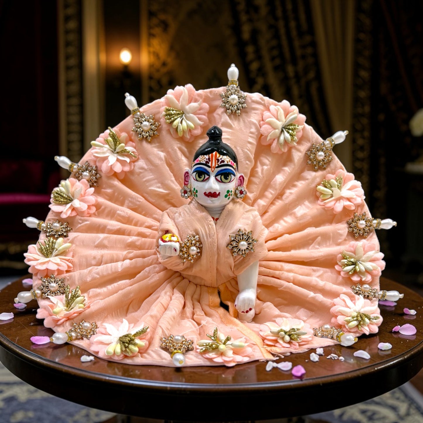 Exquisite Summer Flower Laddu Gopal Poshak SP-H93