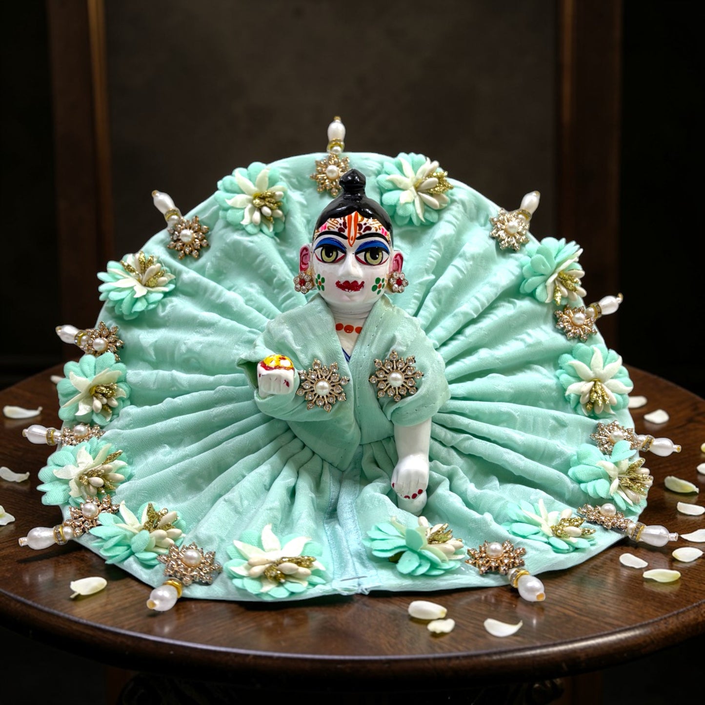 Exquisite Summer Flower Laddu Gopal Poshak SP-H93