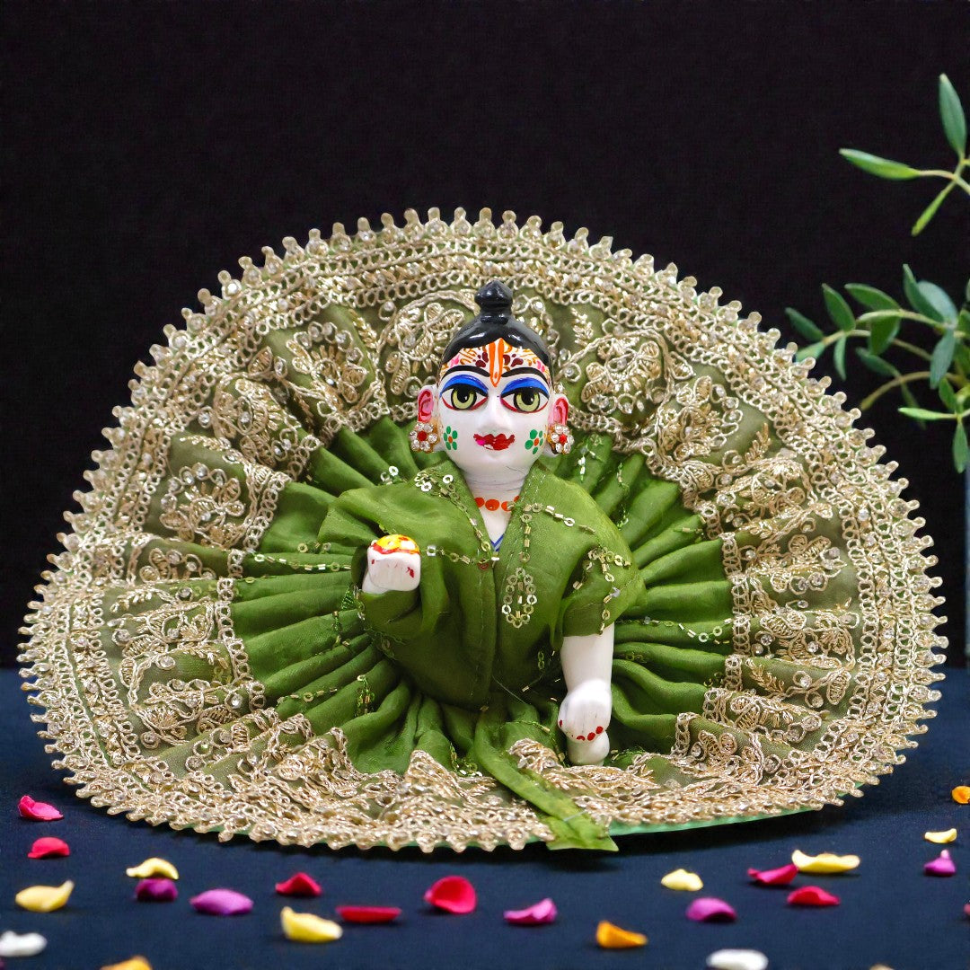 Premium Heavy Jari Laddu Gopal Ji Poshak  SP-H27