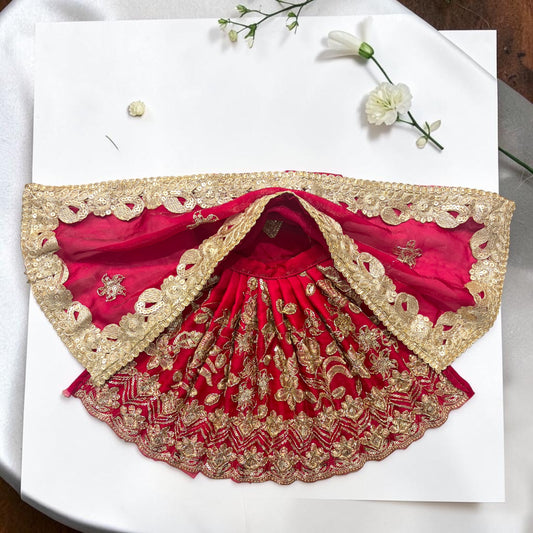 Mata Rani Navratri Special 3-Piece Royal Zardozi Lehnga Set (Code: SP-J10) 🔱✨