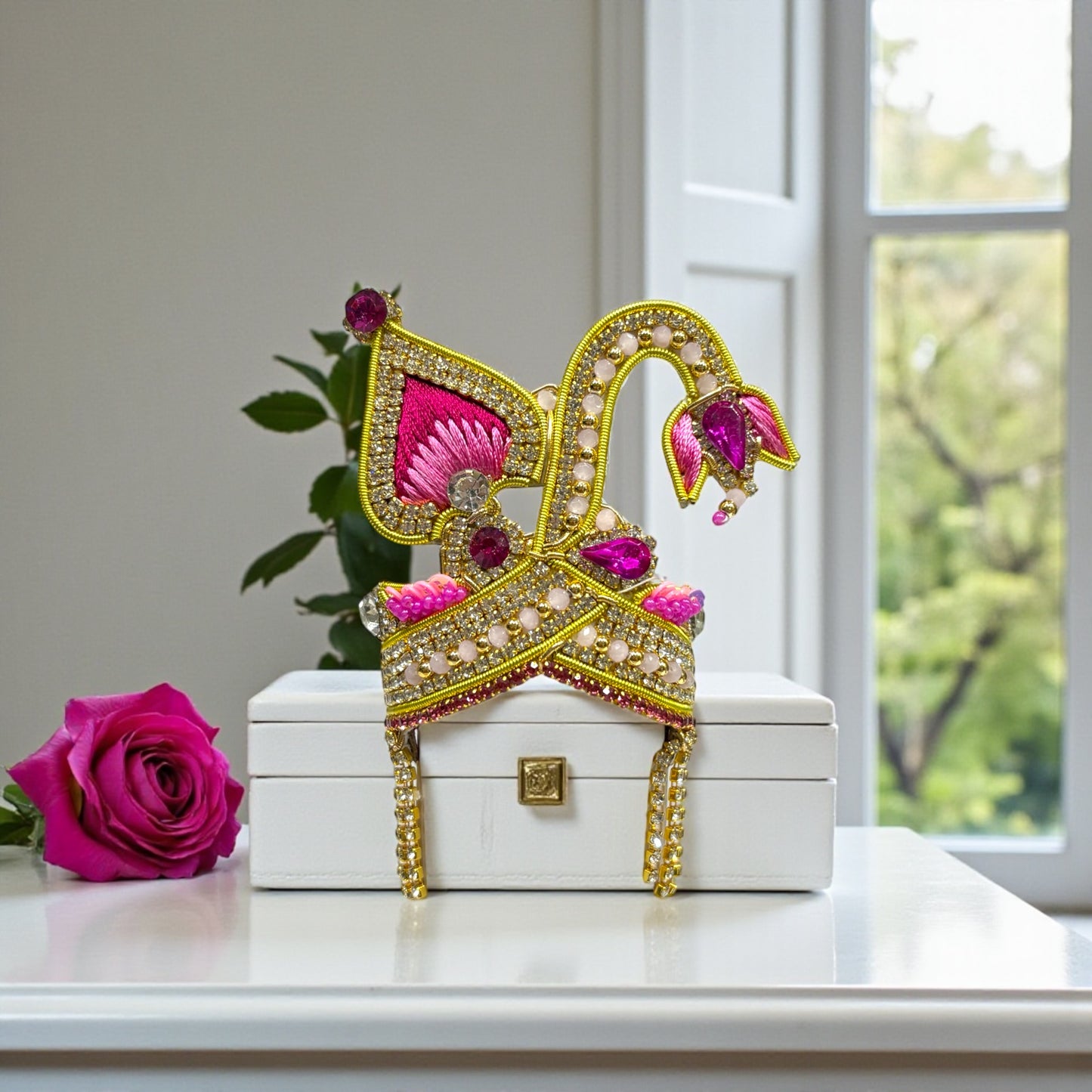 Premium Jardogi Mukut For Deity Idols 4471