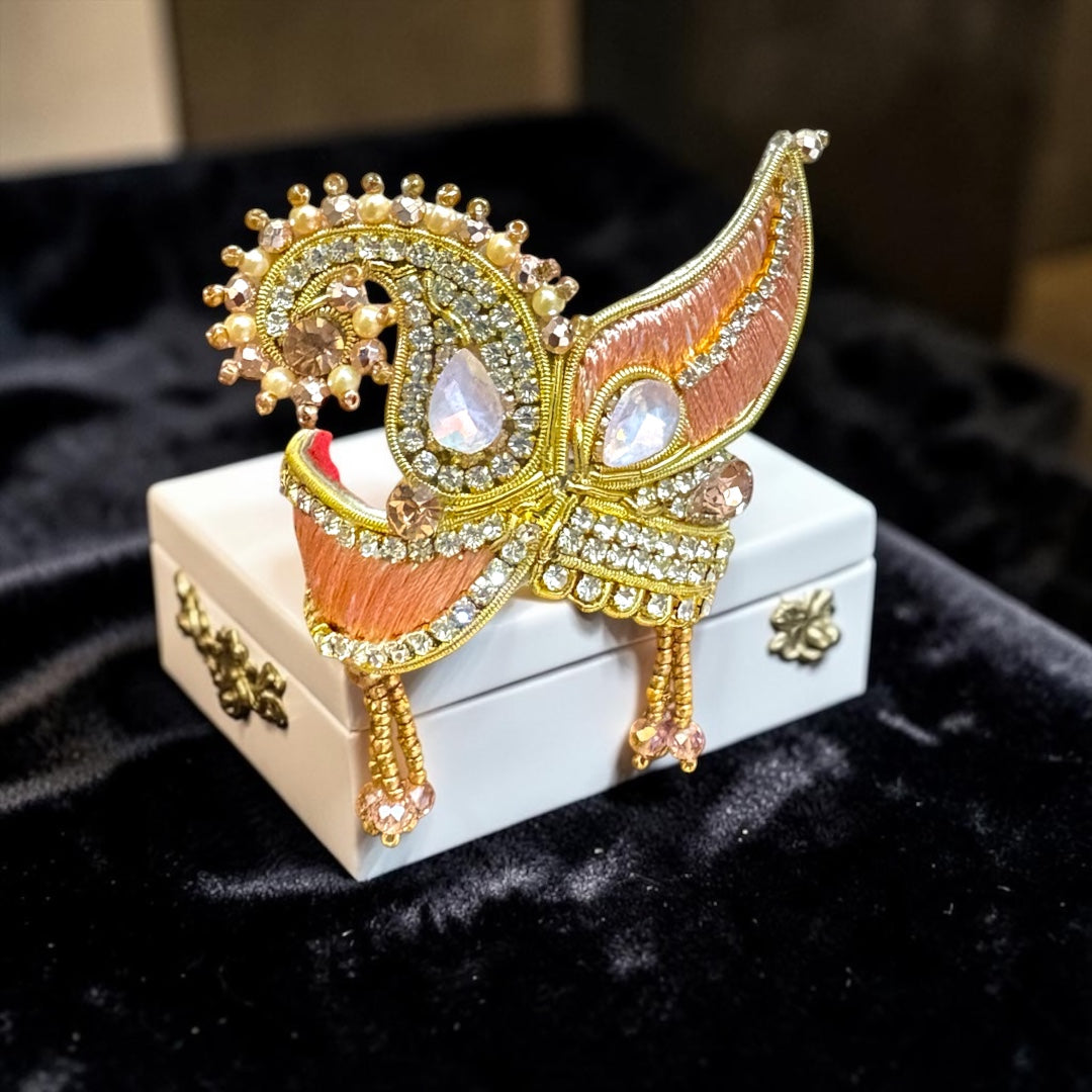 Premium Hand-Embroidered Jardogi Mukut SP-No.277