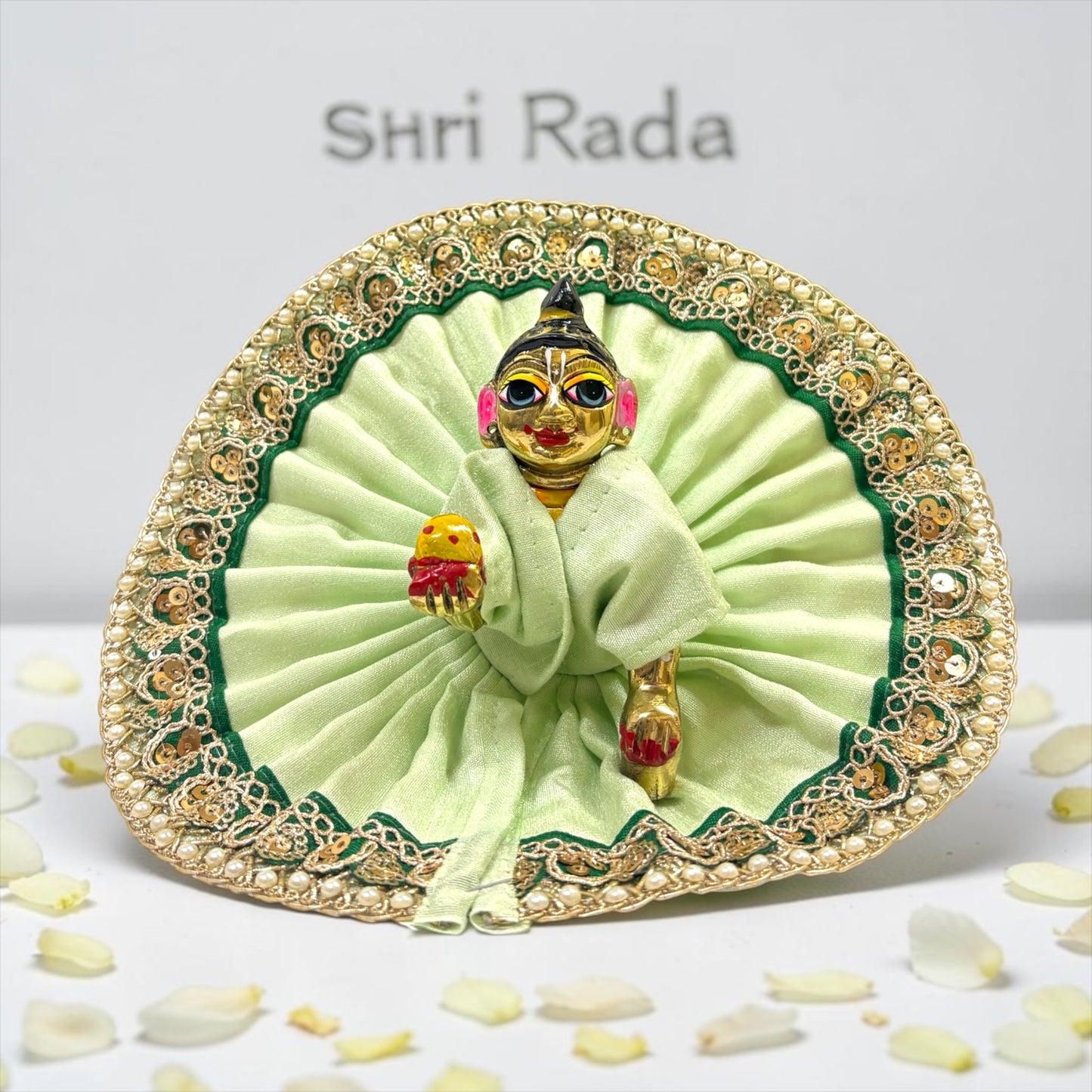 Premium Royal Zari Border Laddu Gopal Ji Poshak SP-I63
