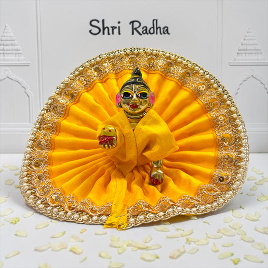 Premium Royal Zari Border Laddu Gopal Ji Poshak SP-I63