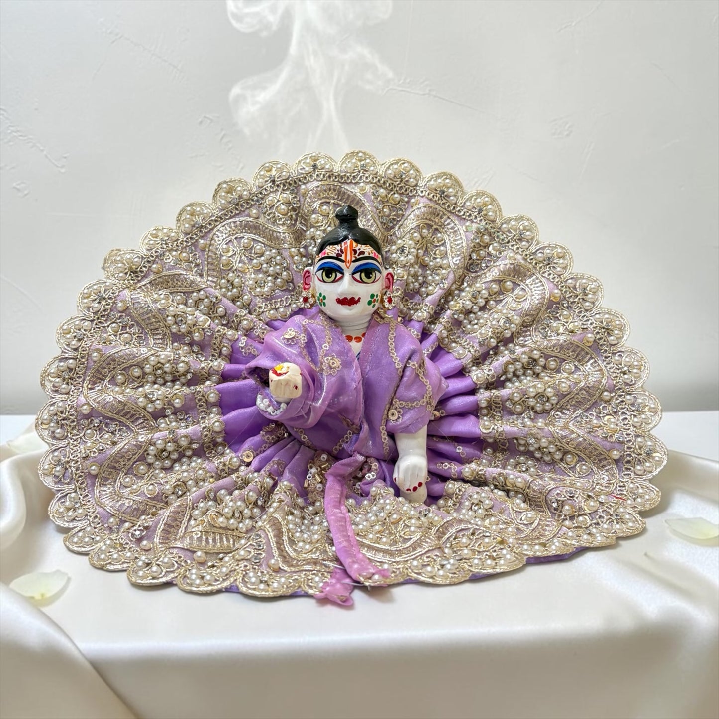 Janmashtami Special Premium Heavy Pearl & Stone Work Cutwork Laddu Gopal Ji Poshak (SP-162)