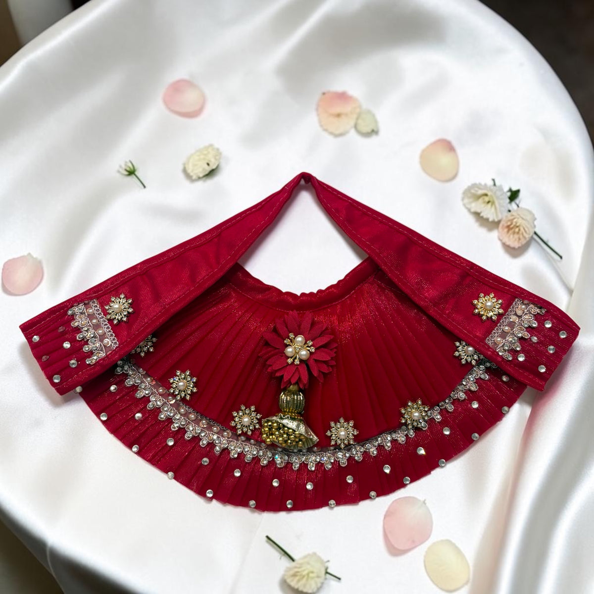 ✨ Navratri Special Designer Mata Rani Lehnga Patka Set (SP-H76) – Premium Box Packed