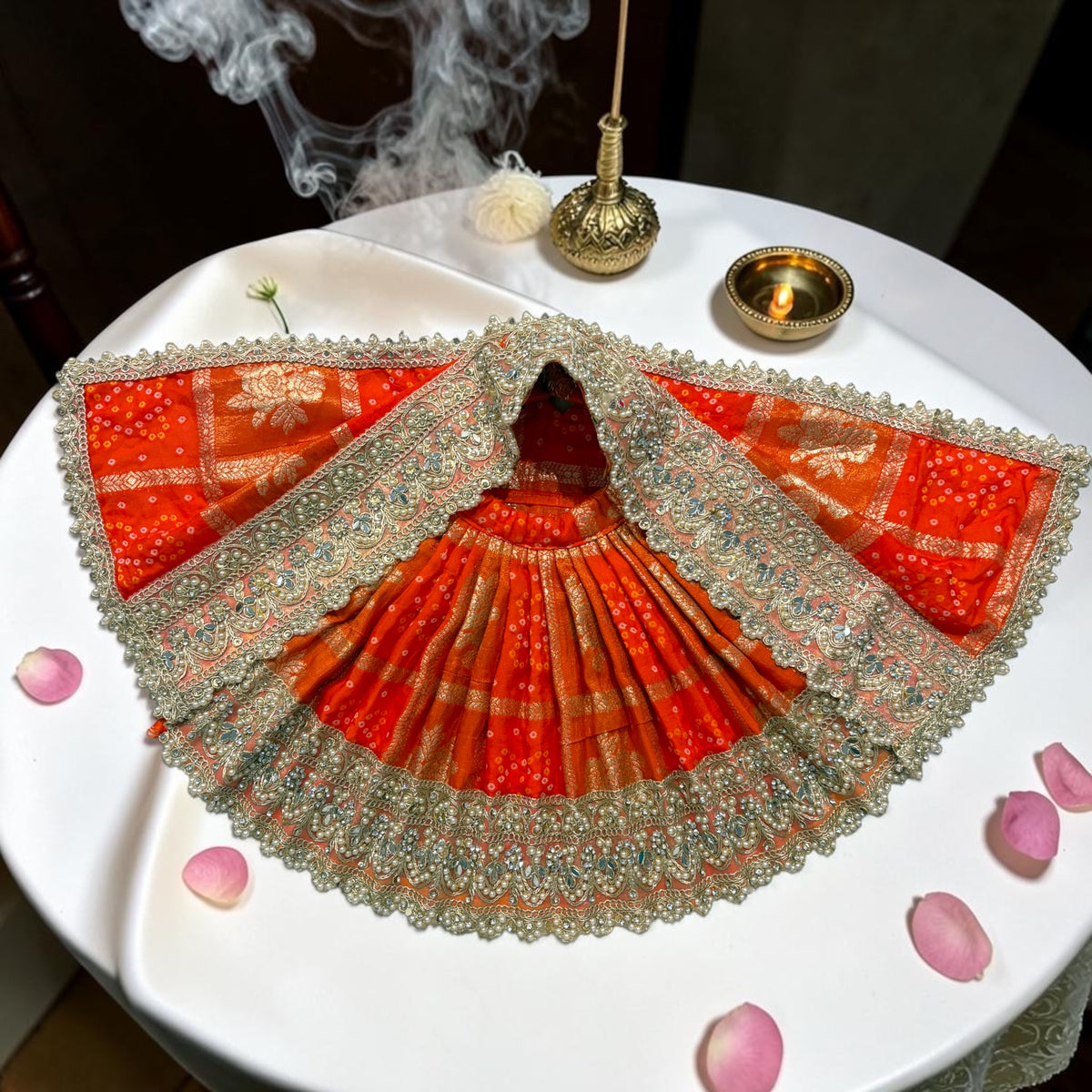 Mata Rani Navratri Special 3-Piece Bandhani Durga Set (SP-170) 🔱✨