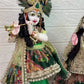 ✨ Bestseller Exclusive Radha Krishna Set SP-I54 | Luxury Designer Kali Lehenga for Radha Rani & Royal Pajama Shringar for Krishna Ji