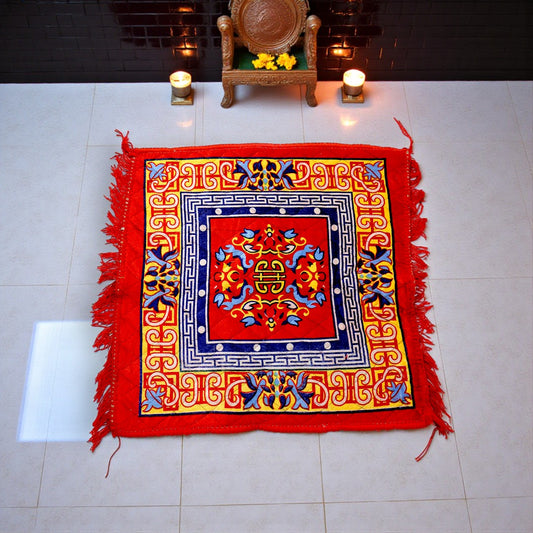 Grand Peacock Mandala Puja Aasan