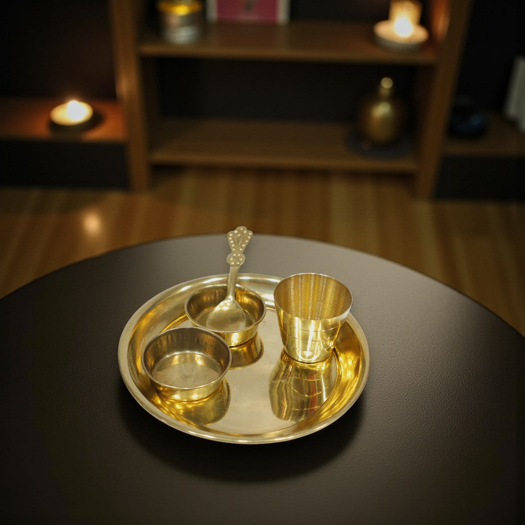 Complete Pital Bhog Thali Set (5 Pcs)