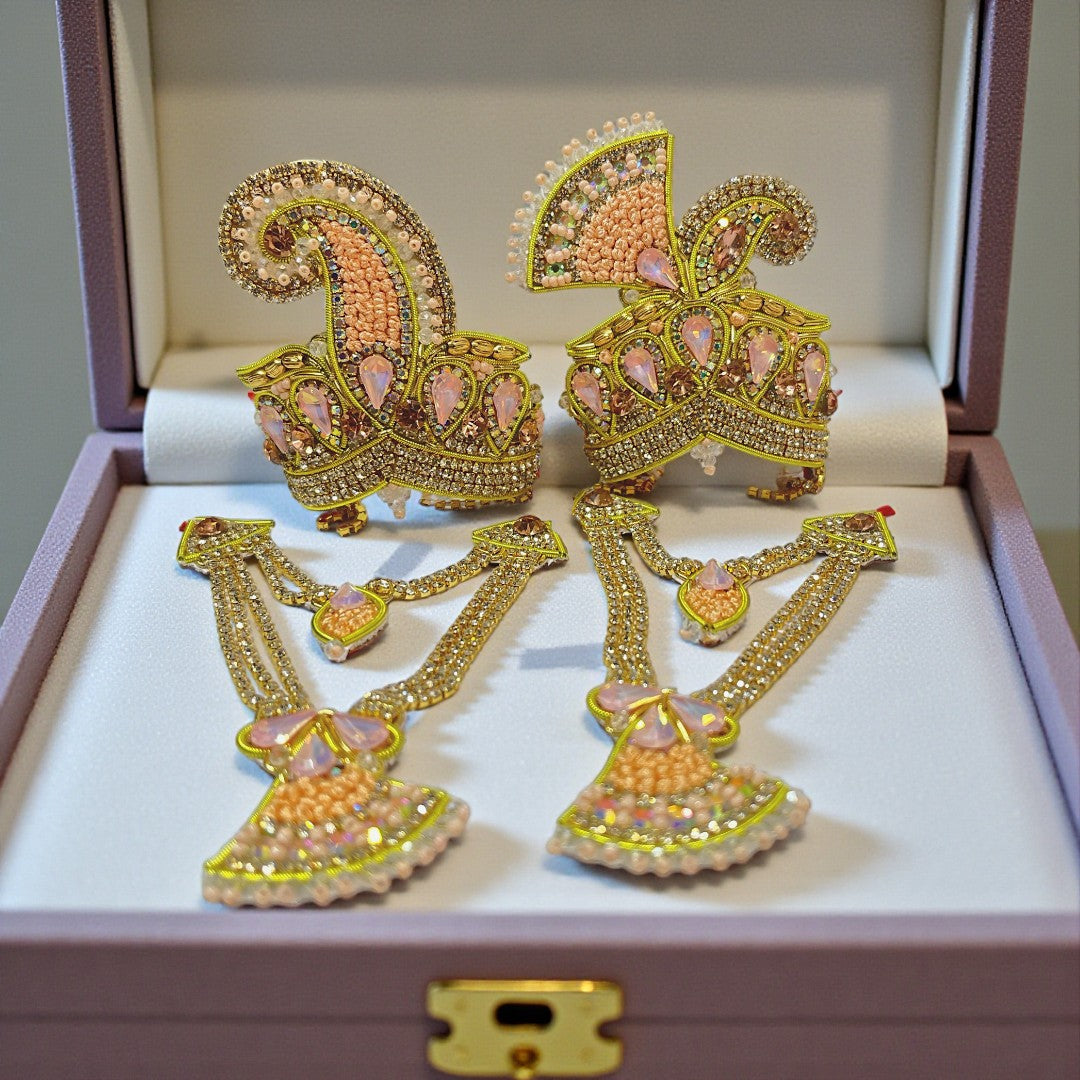 👑 Jardogi Radha Krishna Premium Shringar Set SP-4454👑