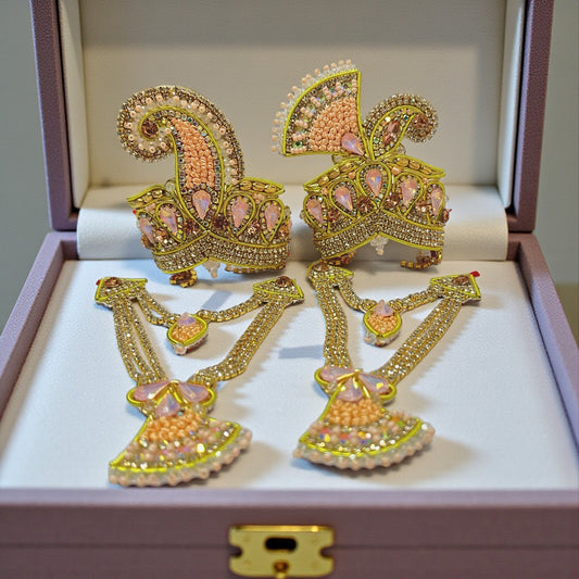 👑 Jardogi Radha Krishna Premium Shringar Set SP-4454👑