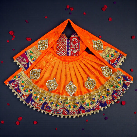 Royal Banarasi Border 3-Piece Lehenga Set SP-G99