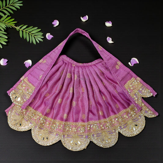 Premium Silk-Finish SP-H36 Lehnga Patka for Mata Rani